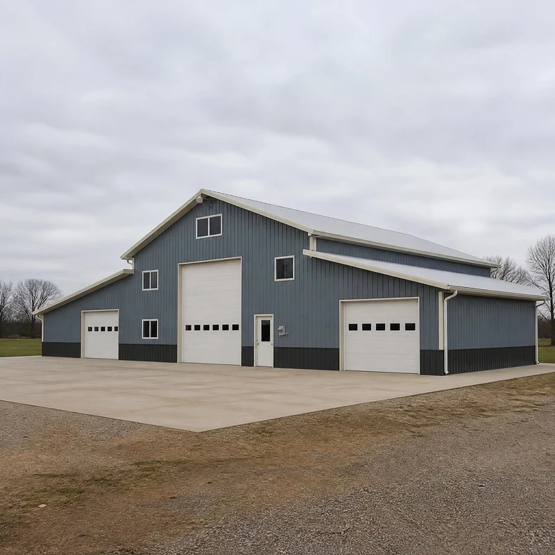 Steel Frame Pole Barn